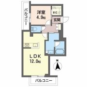 ソワレの間取り画像