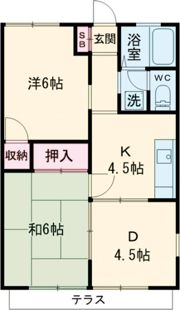 イーストキャッスルの間取り画像
