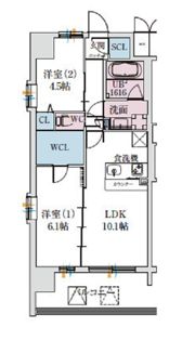 スプランディッド梅田グランノースの間取り画像