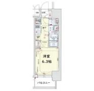 プレサンスOSAKA DOMECITYワンダーの間取り画像