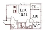 リノリノアパートメント広島エキキタの間取り画像