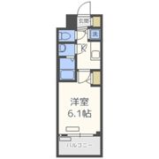 プレサンスOSAKA DOMECITYワンダーの間取り画像