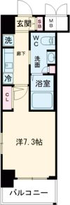 エステムプラザ神戸水木通グランクロスの間取り画像