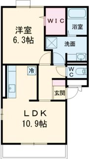 ソレイユ Bの間取り画像