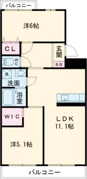 アネックス弁天の間取り画像