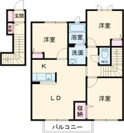 シャーメゾン浜の宮 B棟の間取り画像