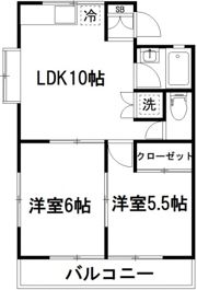 プラザ・サン・タナカ1号棟の間取り画像