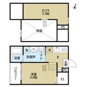 sofitel西田町(ソフィテルニシダチョウ)の間取り画像