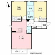 シャーメゾン新合川の間取り画像