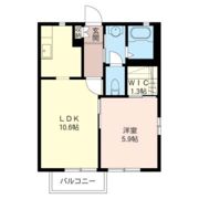 プランドゥール弐番館の間取り画像