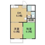 あさけハイツの間取り画像