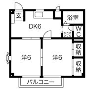グリーンハイツAの間取り画像