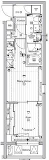 PREMIUM CUBE 東高円寺の間取り画像