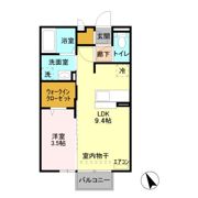 シュロス新分の間取り画像