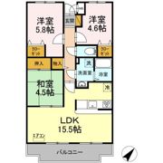 ビューパークヤマモの間取り画像