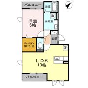 アクアサイド Bの間取り画像