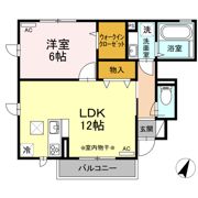 サニーフラットの間取り画像