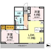 Cosmet湘南平塚の間取り画像