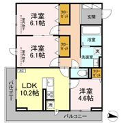Cosmet湘南平塚の間取り画像