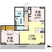 Cosmet湘南平塚の間取り画像