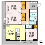 Cosmet湘南平塚の間取り画像