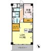 PACE 万代の間取り画像