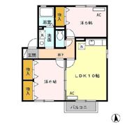グレイスコートの間取り画像