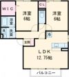 CASA明治北 Aの間取り画像