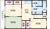 WING COURT Bの間取り画像
