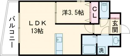 Buena Casa熊本駅前Westの間取り画像