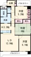朝日プラザ野里北野町の間取り画像