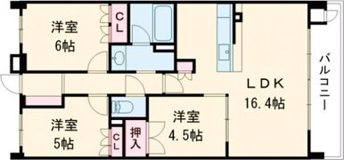 ワコーレ姫路オーナーズレジデンスの間取り画像