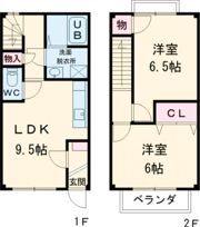 クイーンメゾンの間取り画像