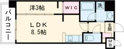 ラ・シック水前寺の間取り画像