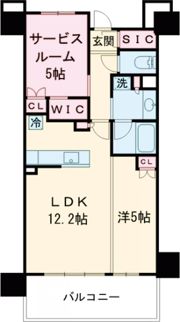 レーベン姫路本町の間取り画像