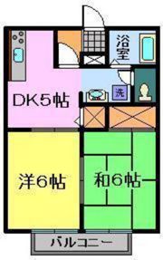 リズパークサイドの間取り画像