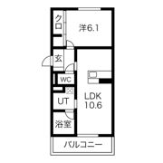 シャルールプラスⅡの間取り画像