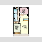 ヴィルヌーブ大久保の間取り画像