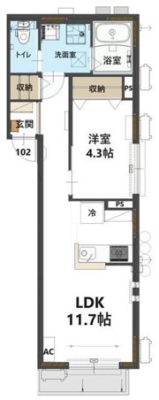 モンターニュの間取り画像