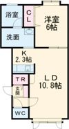 ニューエスパニアⅠBの間取り画像