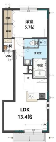 モンターニュの間取り画像