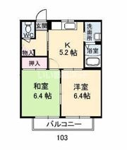 シャーメゾン江汐 B棟の間取り画像