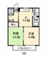 シャーメゾン江汐 B棟の間取り画像