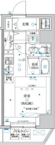 スパシエオーブ横浜の間取り画像