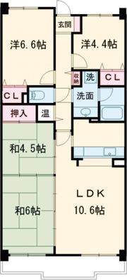 パストラルハイム豊橋弐番館の間取り画像