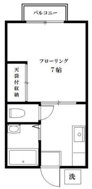 ハイツグリーンヒルの間取り画像