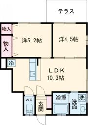 サニーヒルFUKUDAの間取り画像