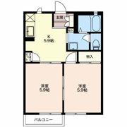 サクラハイツ Aの間取り画像