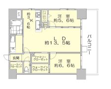 ゼクシオン博多の間取り画像