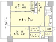 ゼクシオン博多の間取り画像